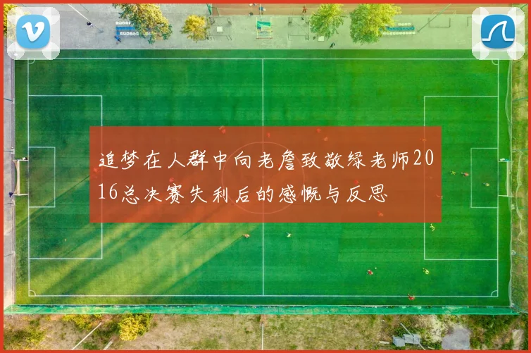 追梦在人群中向老詹致敬绿老师2016总决赛失利后的感慨与反思