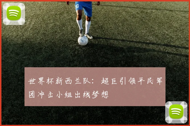 世界杯新西兰队：超巨引领平民军团冲击小组出线梦想